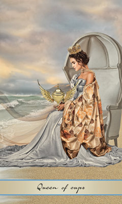 Resultado de imagem para queen of cups tarot